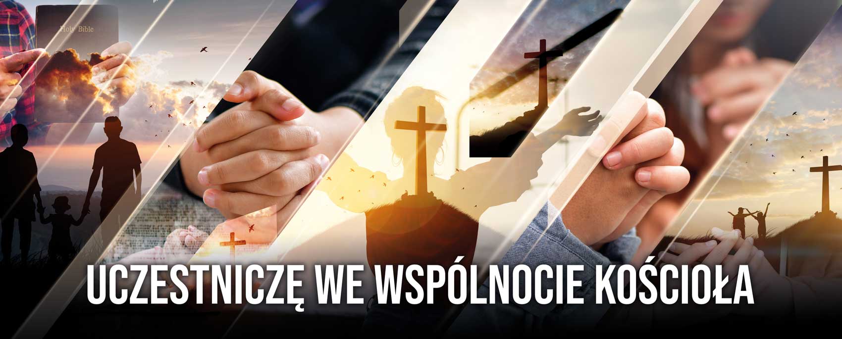 Uczestniczę we Wspólnocie Kościoła - 06 - Baner religijny - 200 x 80 cm