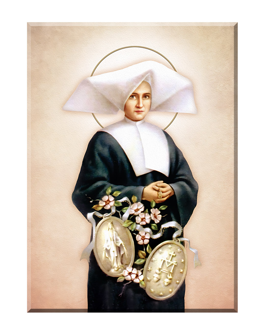 Obraz nieoprawiony w ramę.