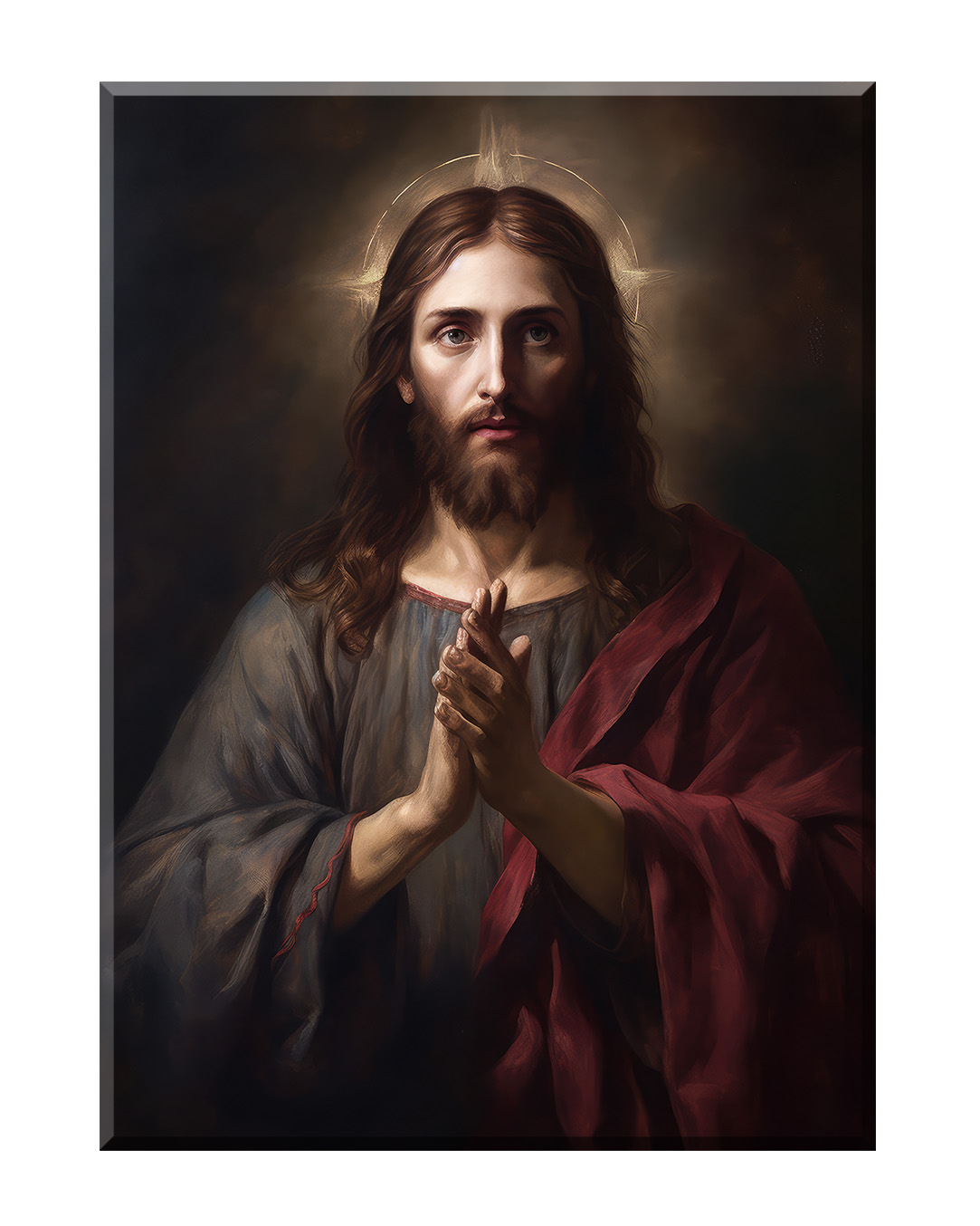 Obraz nieoprawiony w ramę.