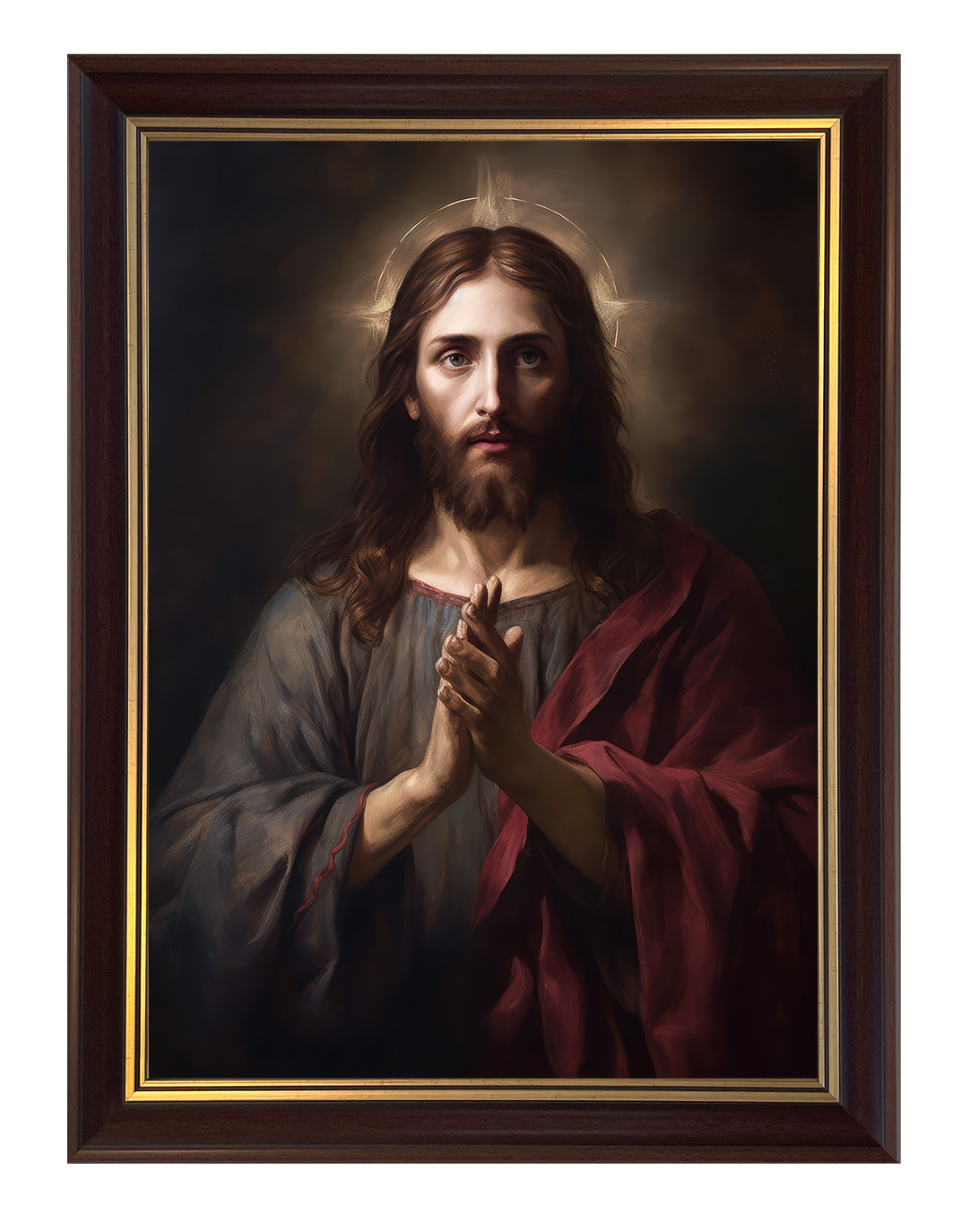 Obraz w rozmiarze 50x70 cm oprawiony w ramę C1. Szerokość ramy ok. 5 cm.