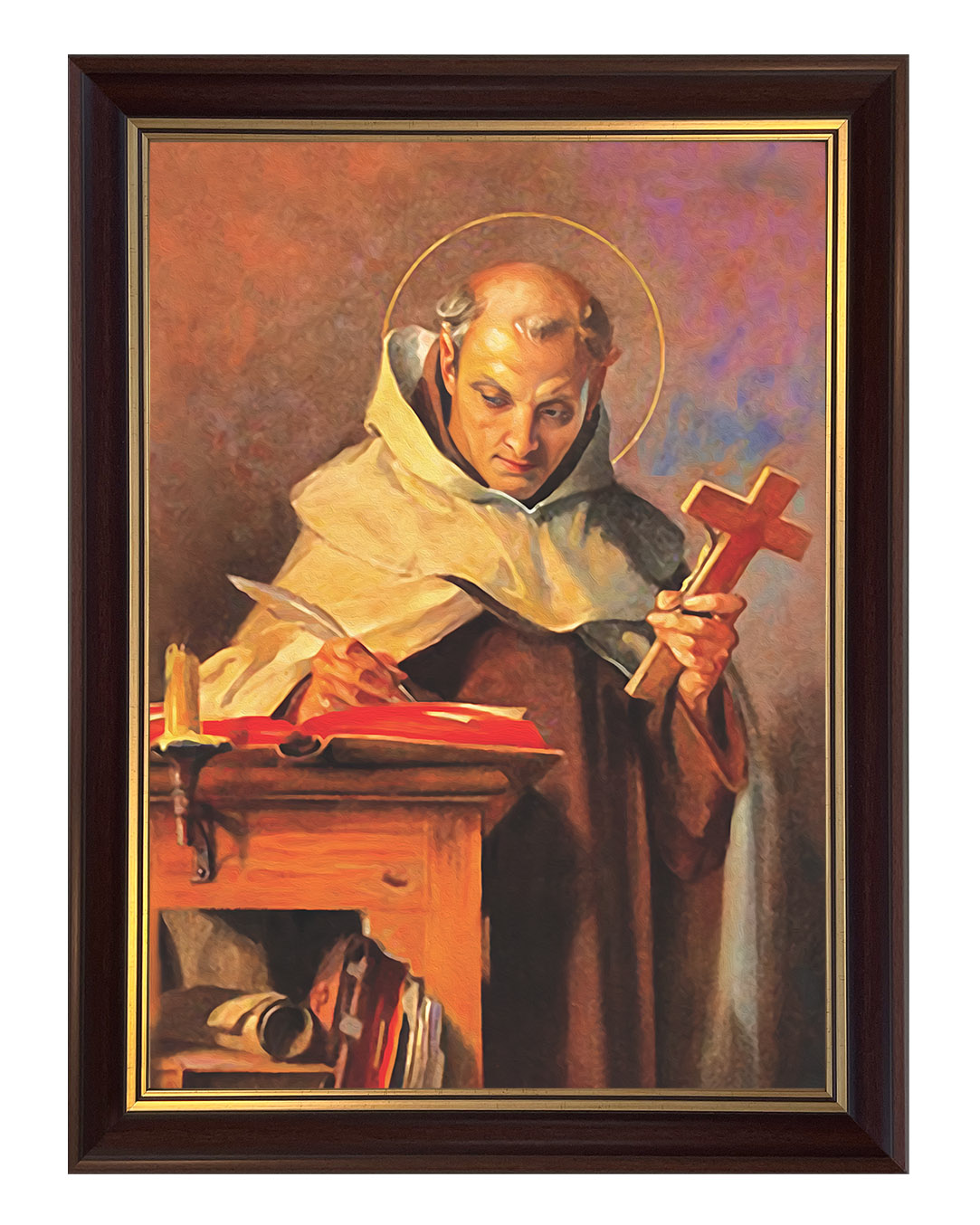Obraz w rozmiarze 50x70 cm oprawiony w ramę C1. Szerokość ramy: 5 cm.