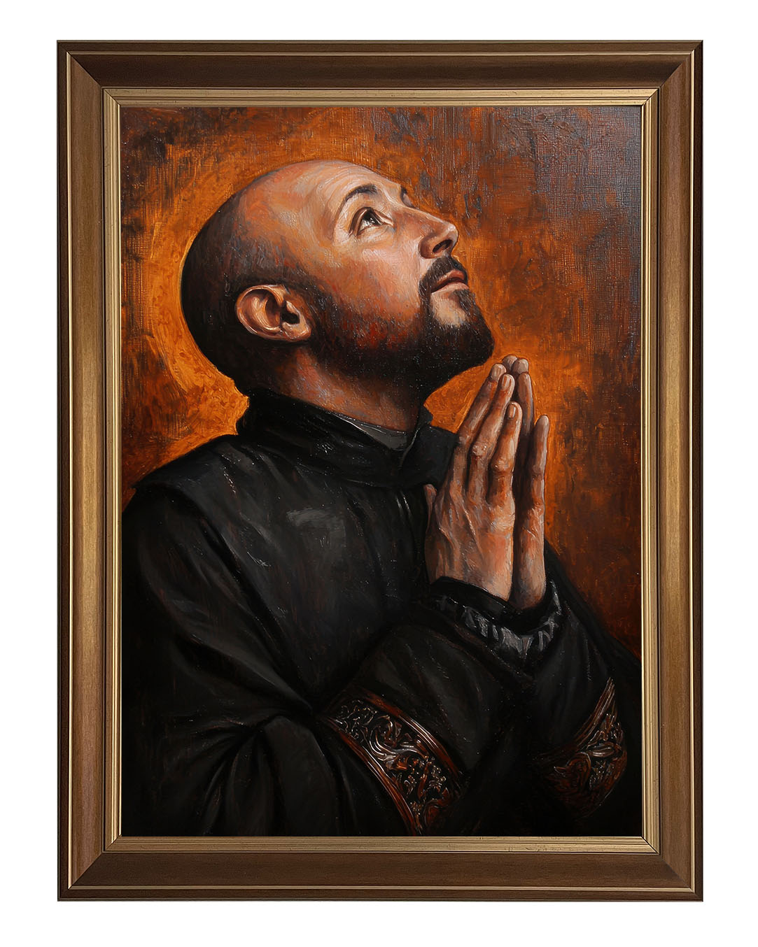 Obraz w rozmiarze 50x70 cm oprawiony w ramę D. Szerokość ramy: 5 cm.