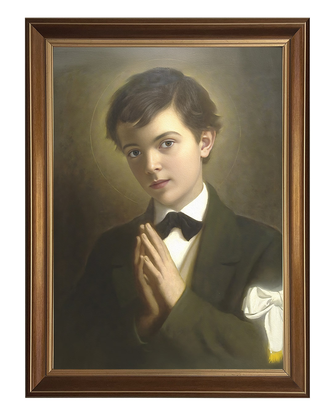Obraz w rozmiarze 50x70 cm oprawiony w ramę D. Szerokość ramy: 5 cm.