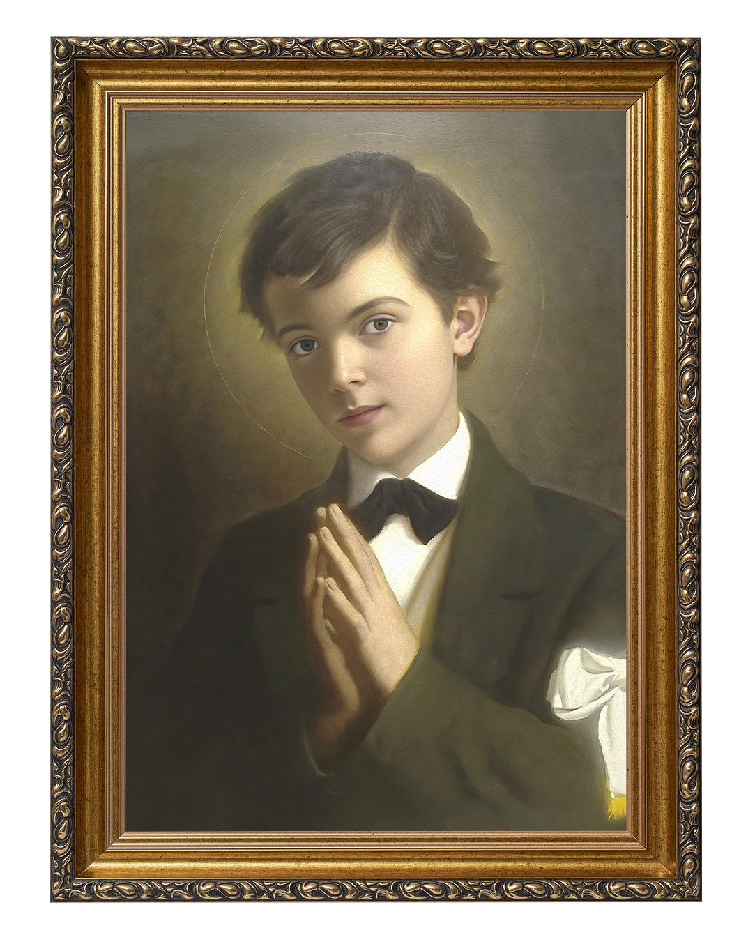 Obraz w rozmiarze 50x70 cm oprawiony w ramę G w kolorze złotym.Szerokość ramy: 6 cm.