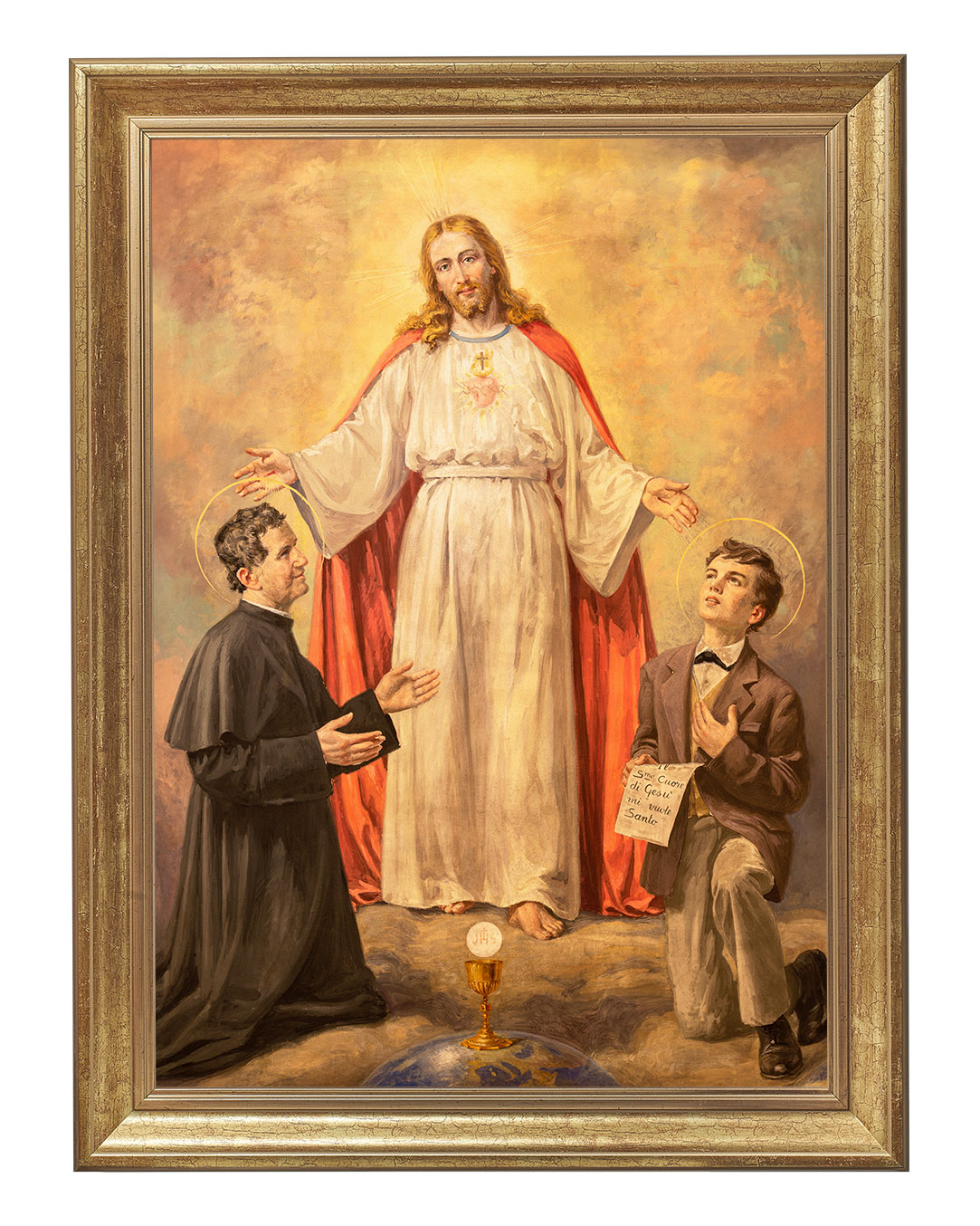 Obraz w rozmiarze 50x70 cm oprawiony w ramę B. Szerokość ramy: 5 cm.