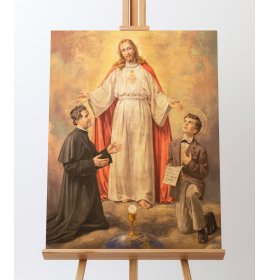 Święci Dominik Savio i Jan Bosko - 05 - Obraz religijny