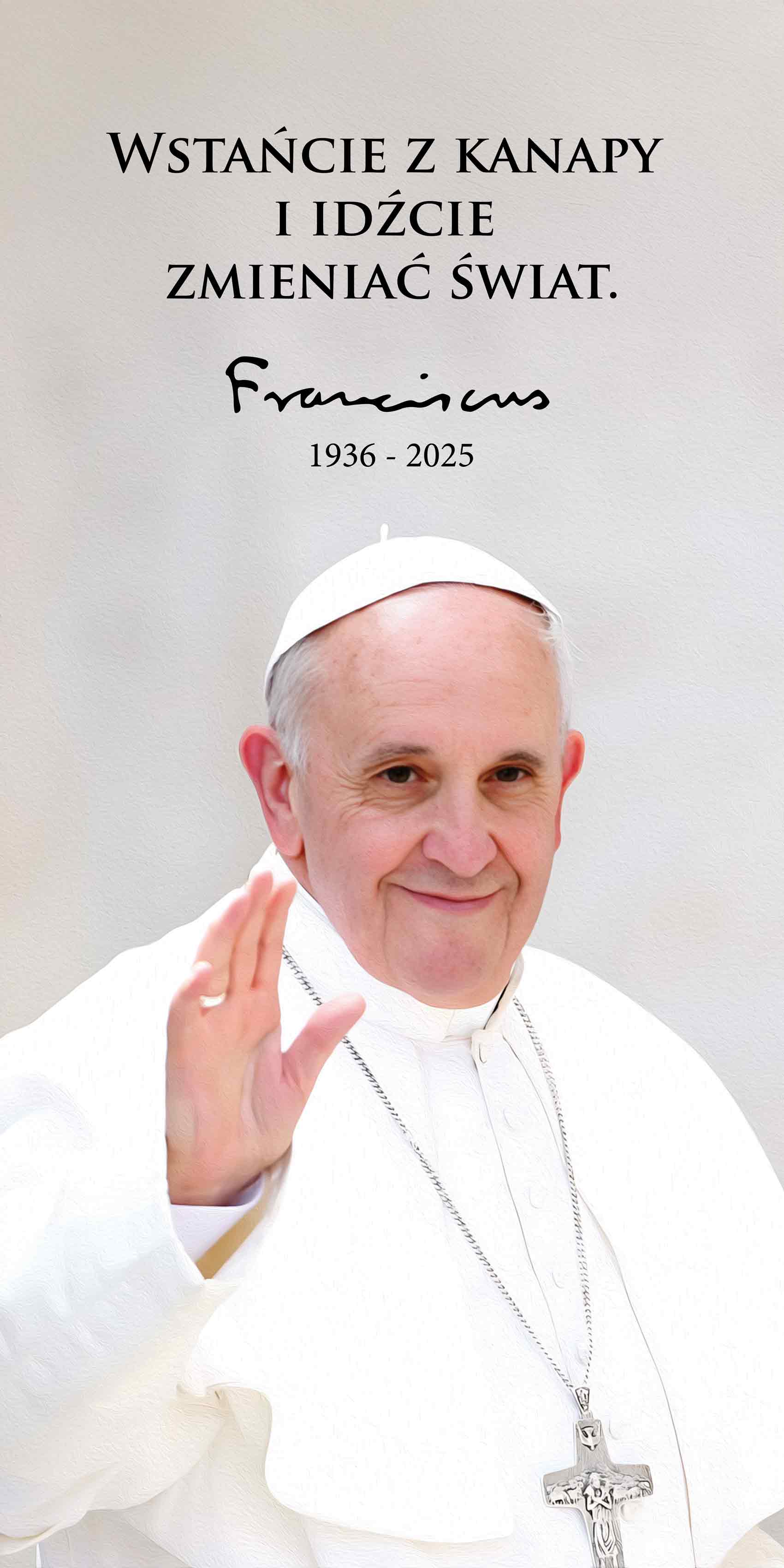 Papież Franciszek - 06 - Baner religijny - 100x200 cm