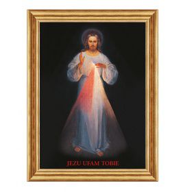 Jezu Ufam Tobie - Wilno - Napis czerwony - 03 - Obraz kanonizacyjny