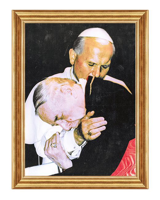 Święty Jan Paweł II i Kardynał Stefan Wyszyński - 01 - Obraz religijny