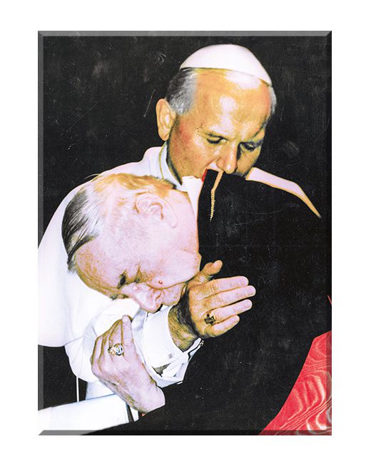 Święty Jan Paweł II i Kardynał Stefan Wyszyński - 01 - Obraz religijny
