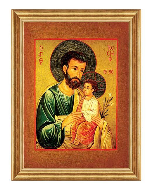Święty Józef z Nazaretu - Ikona - 01 - Obraz religijny