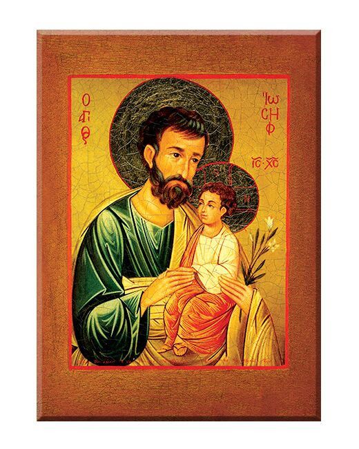 Święty Józef z Nazaretu - Ikona - 01 - Obraz religijny