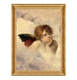 Aniołek - Madonna Sykstyńska - Fragment - Raphael Sanzio - 104 - Obraz religijny