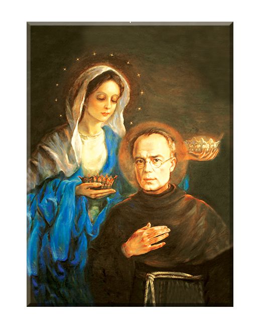 Święty Maksymilian Maria Kolbe - Sanktuarium Szczuki - Obraz religijny