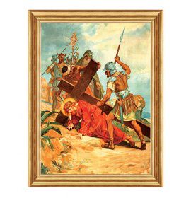 Jezus upada po raz drugi - Stacja VII - Lubaczów I