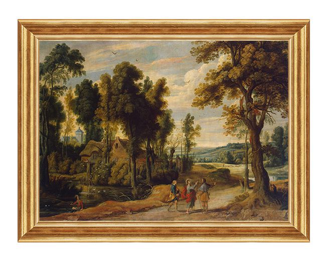 Droga do Emaus - 01 - Obraz religijny