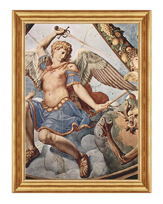 Święty Archanioł Michał - Fresk - 05 - Obraz religijny