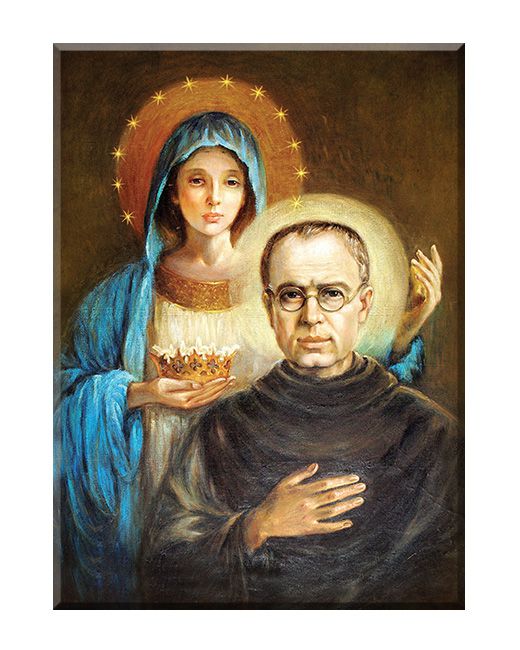 Święty Maksymilian Maria Kolbe - Bazylika Węgrów - Obraz religijny