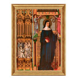 Święta Scholastyka - 02 - Obraz religijny