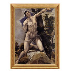 Święty Sebastian - Patron od epidemii - 02 - Obraz religijny