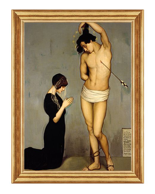 Święty Sebastian - Patron od epidemii - 05 - Obraz religijny