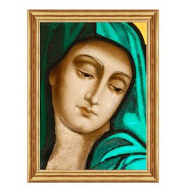 Leżajsk - 01 - Witraż - Obraz religijny