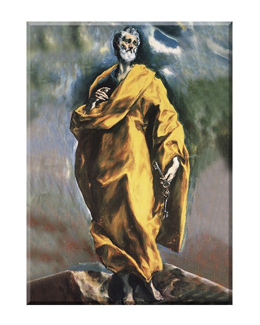 Święty Piotr - 04 - El Greco - Obraz religijny