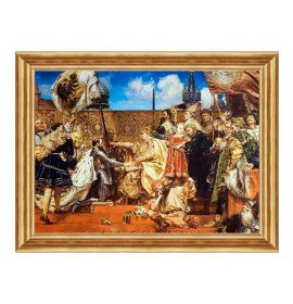 Hołd Pruski - Jan Matejko - Fragment - Reprodukcja - Obraz patriotyczny