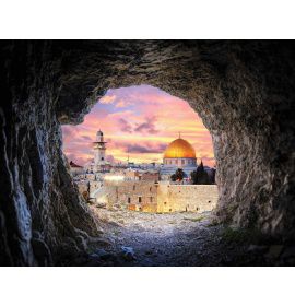 Tło grobu pańskiego - 06 - Baner religijny - 260x200 cm