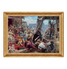 Zawieszenie dzwonu Zygmunta - Jan Matejko - Fragment - Obraz patriotyczny