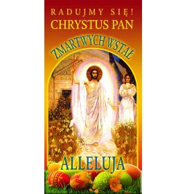 Wielkanoc - 05 - Baner religijny - 150x300 cm