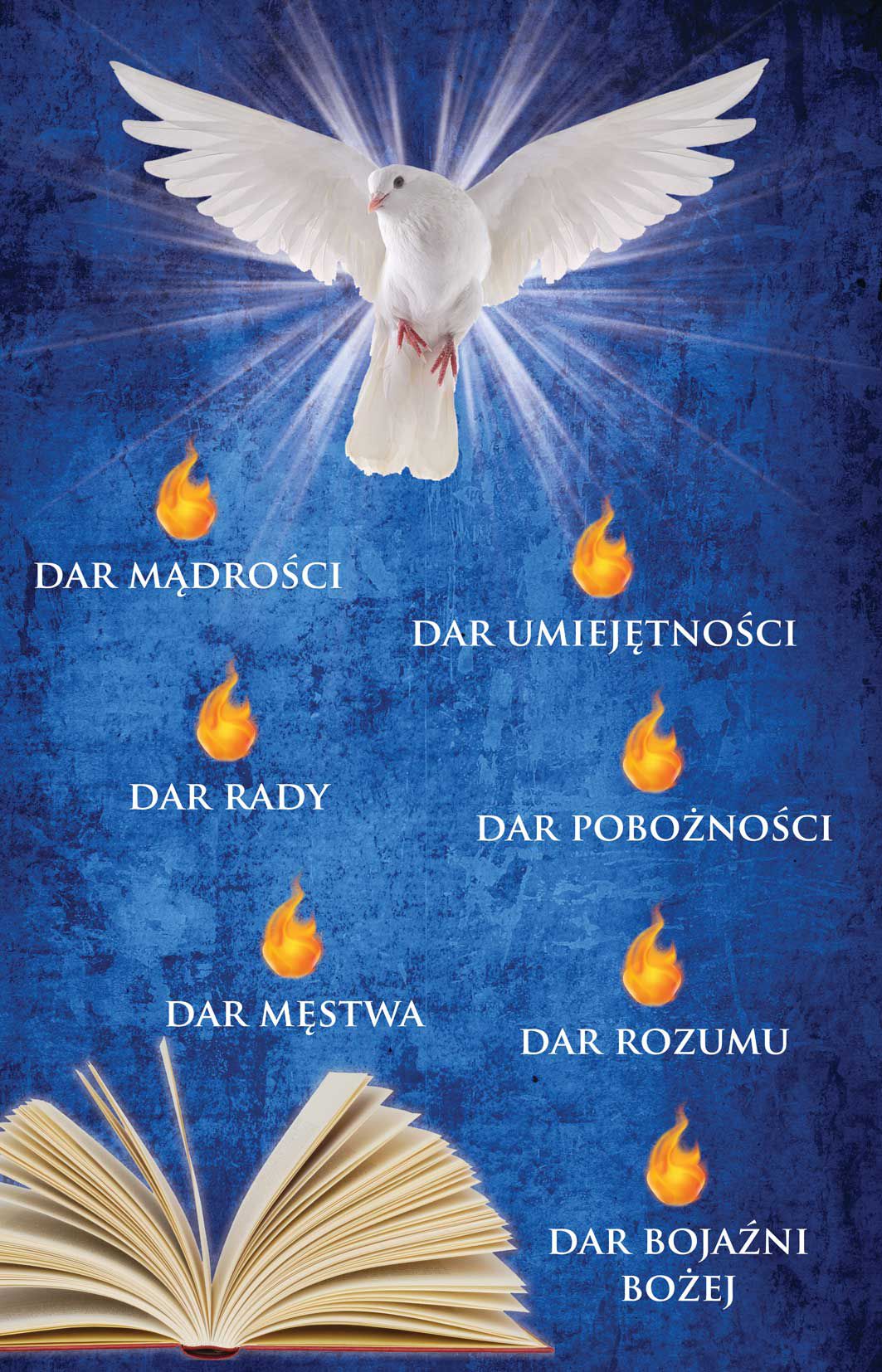 W mocy Bożego Ducha - 15 - Baner religijny - 90x140 cm