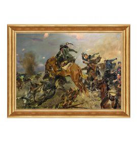 Szarża pod Rokitną - Wojciech Kossak - Obraz patriotyczny