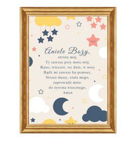 Aniele Boży - 02 - Obraz z modlitwą dla dziecka