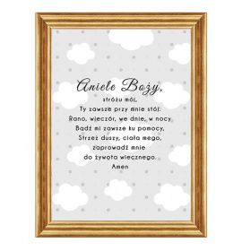 Aniele Boży - 05 - Obraz z modlitwą dla dziecka