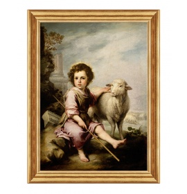 Jezus z barankiem - 10 - Obraz religijny