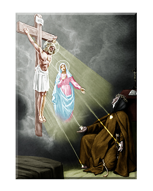 Święta Weronika Giuliani - 02 - Obraz religijny