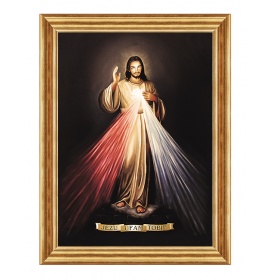 Jezu Ufam Tobie - Kraków - Sepia - 04 - Obraz pobożnościowy