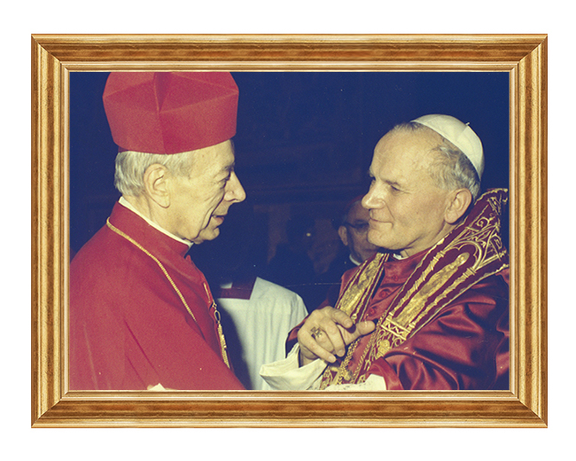 Święty Jan Paweł II i Kardynał Stefan Wyszyński - 02 - Obraz religijny