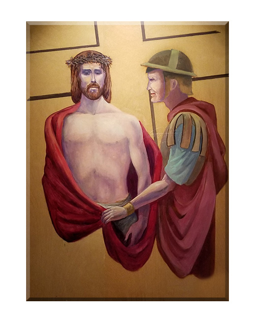 Jezus z szat obnażony - Stacja X - Salzburg