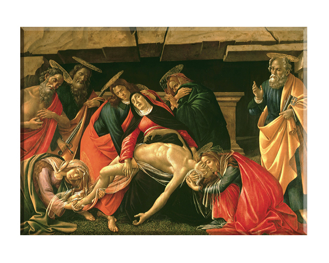 Pieta - 22 - Sandro Botticelli - Obraz religijny