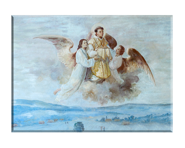 Święty Jan z Dukli z Aniołami - 04 - Obraz religijny