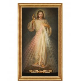 Jezu, ufam Tobie - obraz Jezusa Miłosiernego 90x170