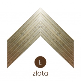 RAMA PODSTAWOWA - E złota #15x21