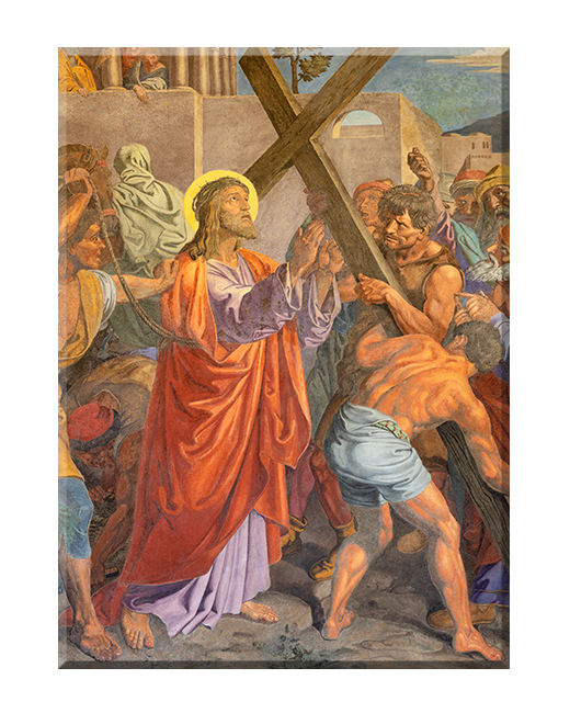 Jezus bierze krzyż na swoje ramiona - Stacja II - Wiedeń