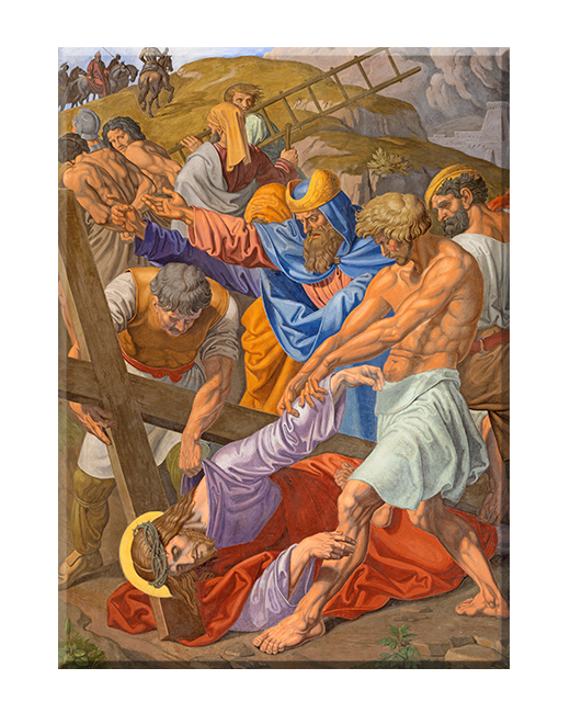 Jezus upada po raz pierwszy - Stacja III - Wiedeń