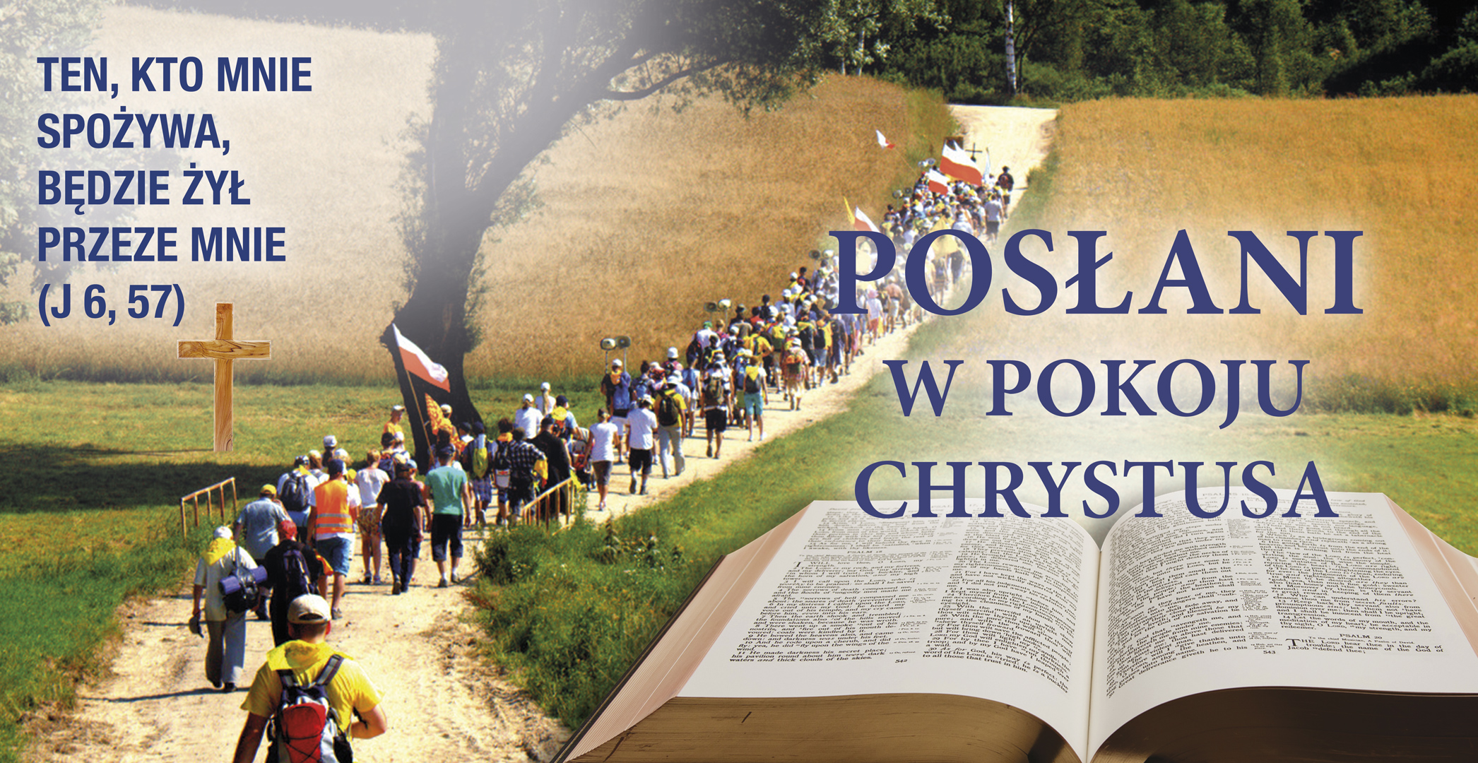 Posłani w pokoju Chrystusa - 13 - Baner religijny - 246x127