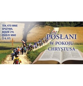 Posłani w pokoju Chrystusa - 13 - Baner religijny - 246x127