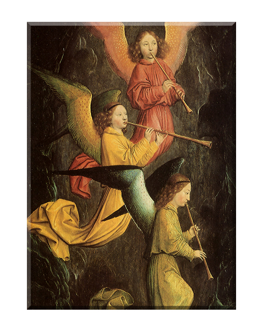 Anioły grające na trąbkach - 113 - Obraz religijny