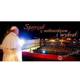 Papież Franciszek - 04 - Baner religijny - 200x100 cm